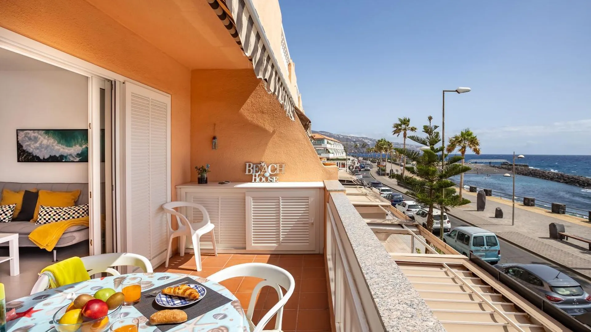 Frente Al Mar - Terraza - Wi-Fi - 1 Min Playa Apartment Santa Cruz de Tenerife